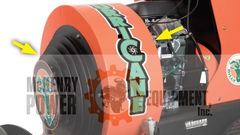 Z3002 UNIQUE BLOWER HOUSING DESIGN